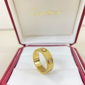 Love Ring Gold Brilliant-Cut Diamonds