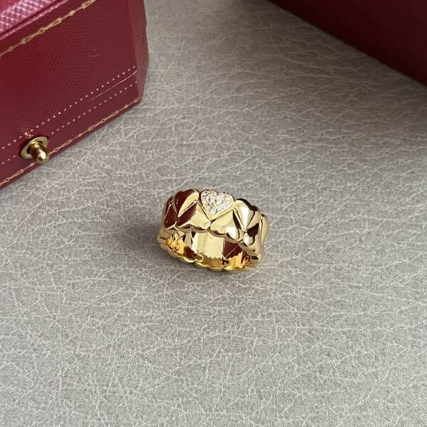 Double Heart Band Ring