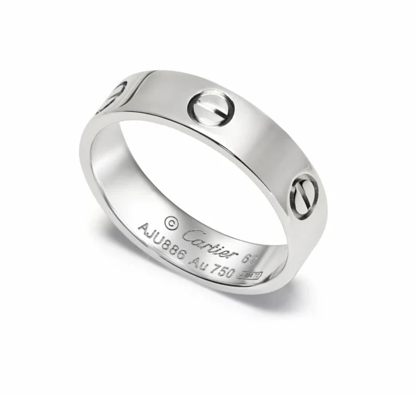 Cartier Love Ring white Gold