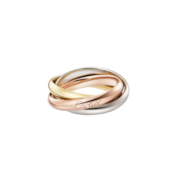 Trinity Ring Classic Model White Gold/Rose Gold/Yellow Gold