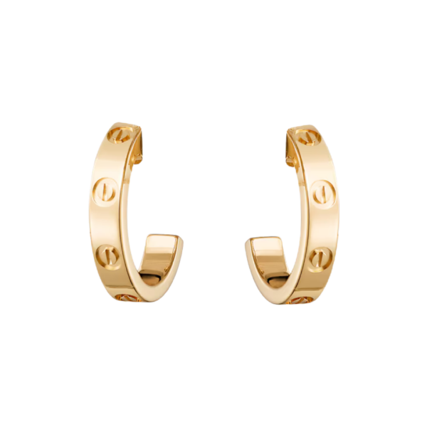 LOVE Hoop Earrings Small Model