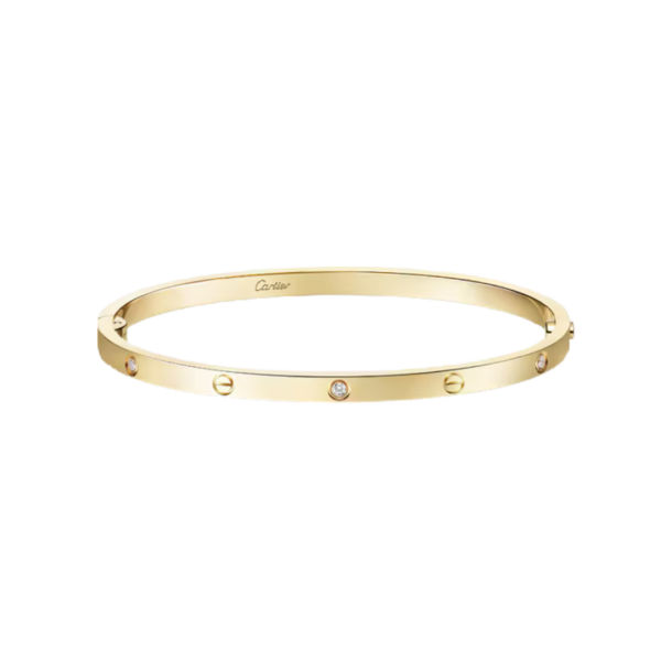 Love Bracelet Small Model 6 Diamonds Gold