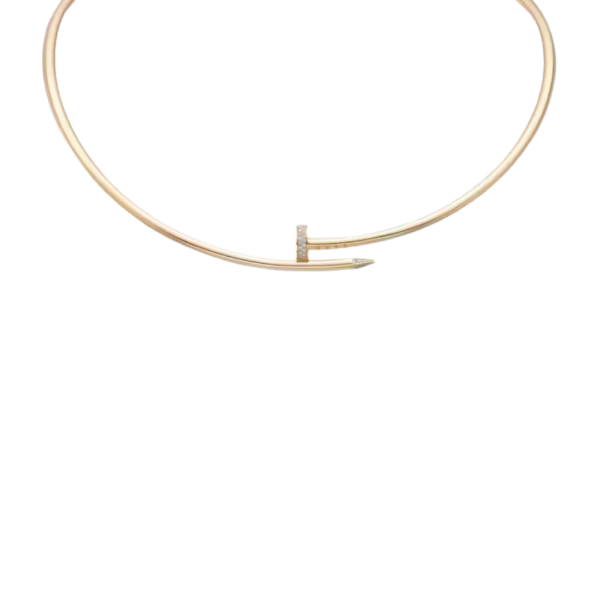 Juste un Clou Torque Necklace Small Model Diamonds