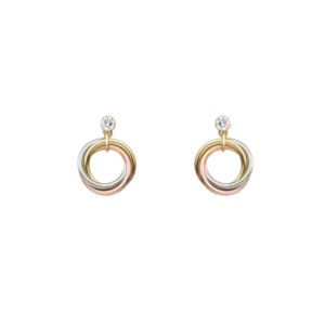 Trinity Earrings Brilliant Cut Diamonds