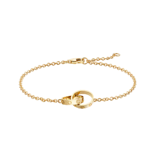 Love Bracelet On Chain Gold