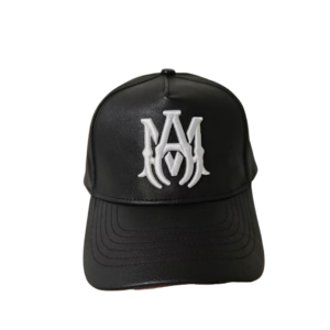 AMIRI White Logo On The Top Cap Black