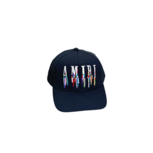 AMIRI Paint Drip Core Logo Trucker Cap Black