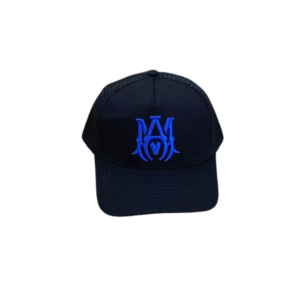 AMIRI Blue Logo On The Top Cap Black