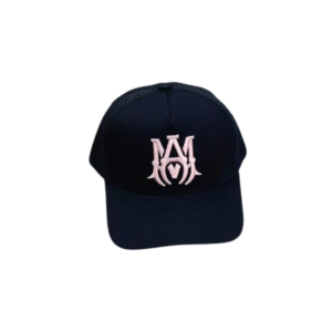 AMIRI Light White Logo On The Top Cap Black