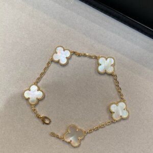 Van Cleef & Arpels Vintage Alhambra Bracelet White Pearl