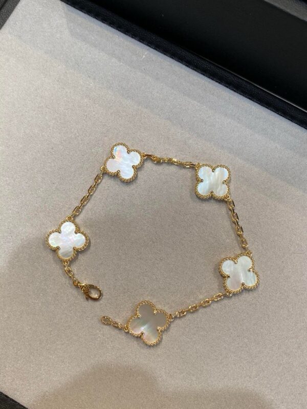Van Cleef & Arpels Vintage Alhambra Bracelet White Pearl