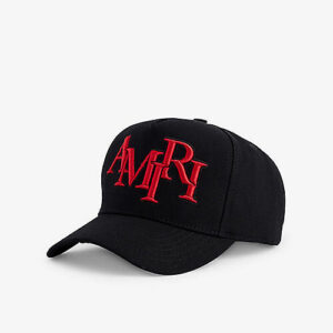 AMIRI tepped logo cap black/red