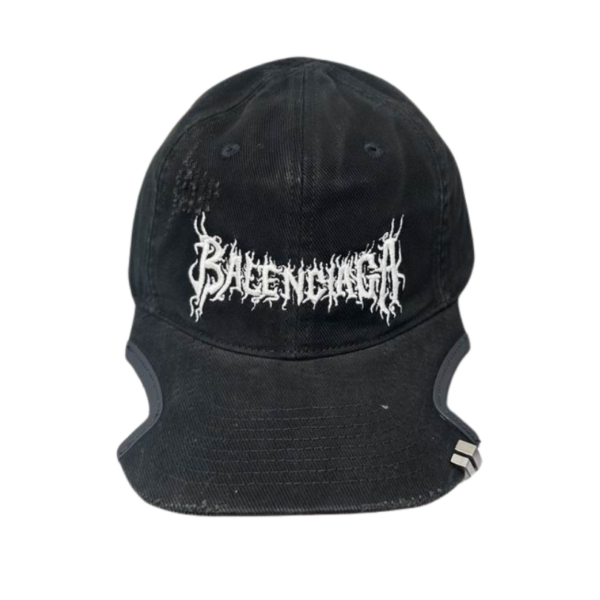 Balenciaga DIY Metal Outline Cap Black